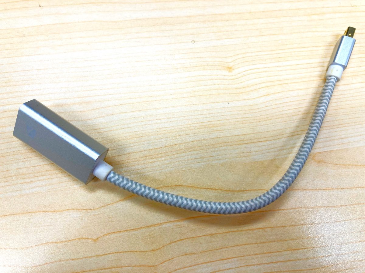 Mini DisplayPort-HDMIの変換アダプター