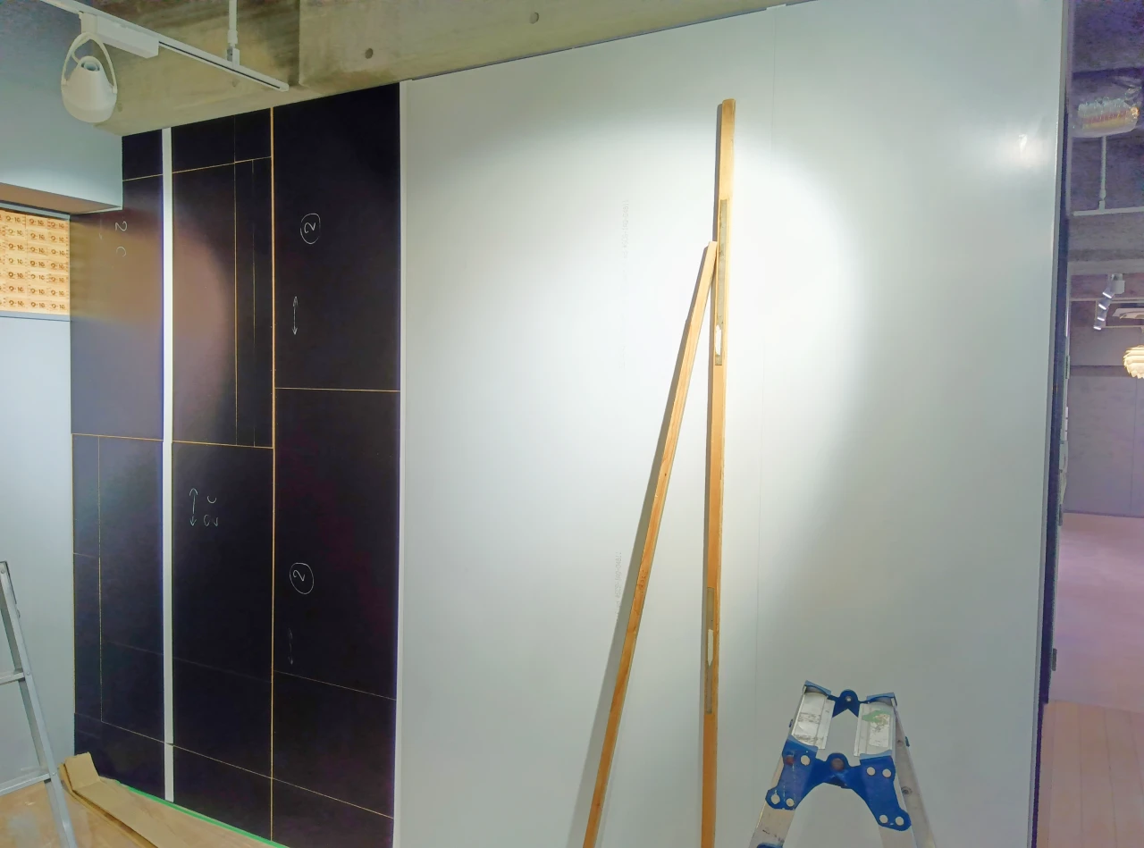 壁面ホワイトボード施工事例08