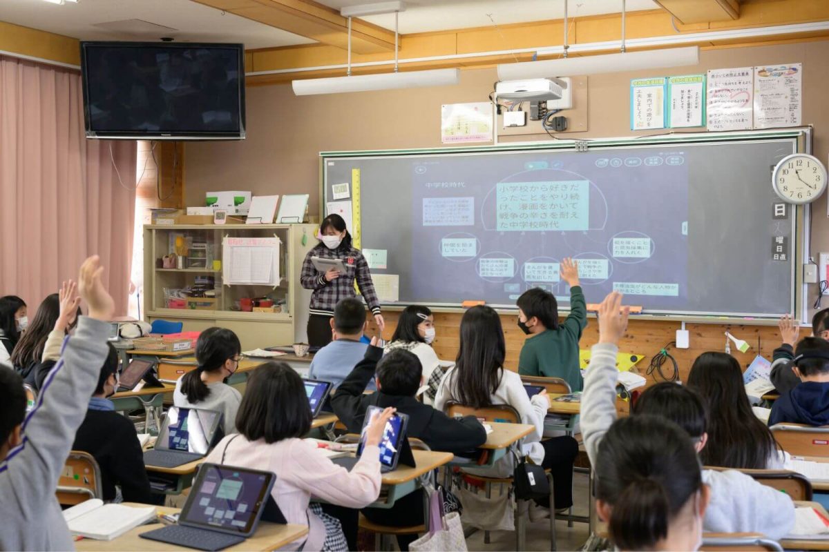 iPad×ワイードが実現する「子どもの思考過程の見える化」（岩沼市立岩沼南小学校）