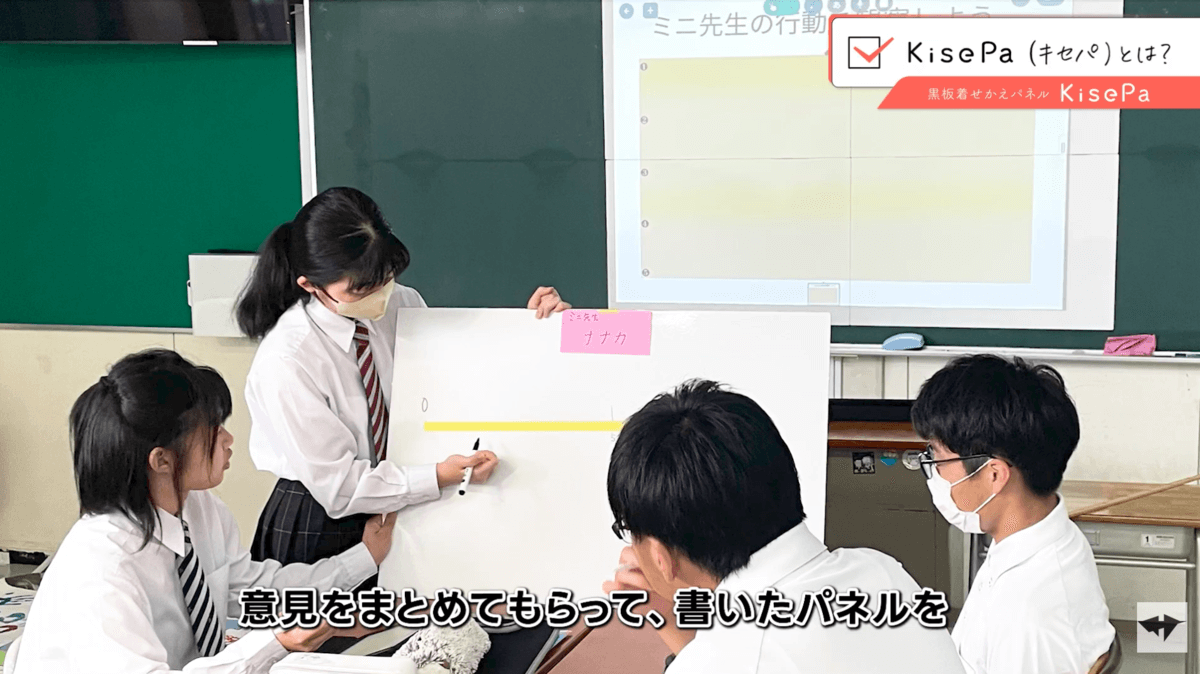 黒板着せかえパネル「KisePa（キセパ）」紹介