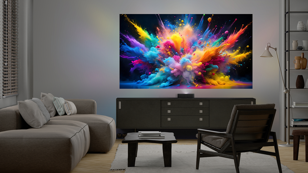 【プレスリリース】25cmで100インチ投影。超短焦点型ポータブル プロジェクター「Photon Go」日本初上陸