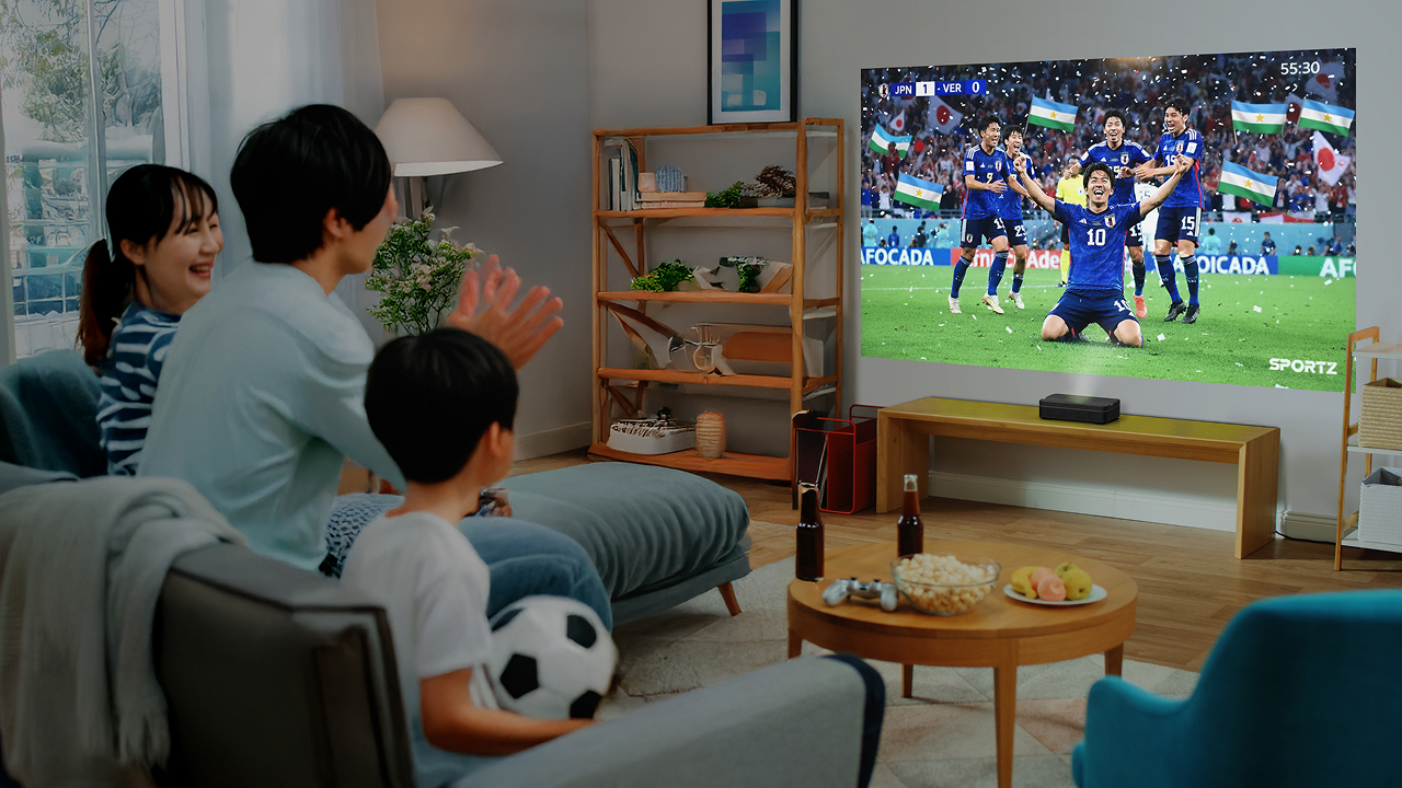 【プレスリリース】25cmで100インチ投影。超短焦点型ポータブル プロジェクター「Photon Go」日本初上陸