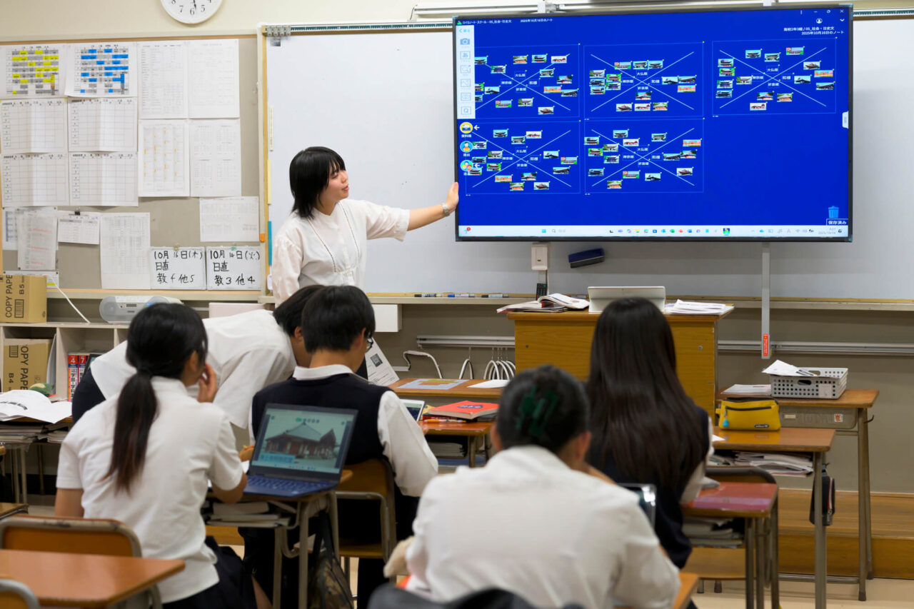 滝川第二中学校・高等学校_スライード導入事例