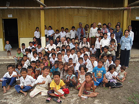 サカワ９０周年記念カンボジア学校建設寄付支援事業 2008年6月20日