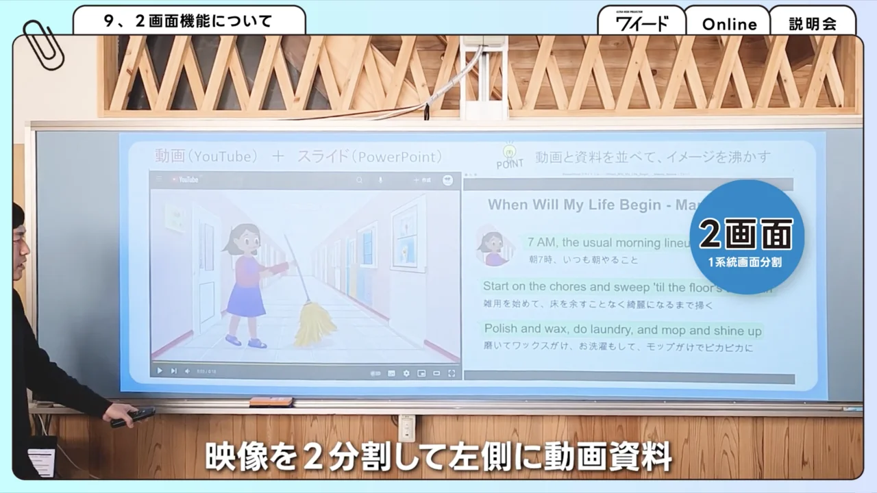 基本操作 09. 2画面機能